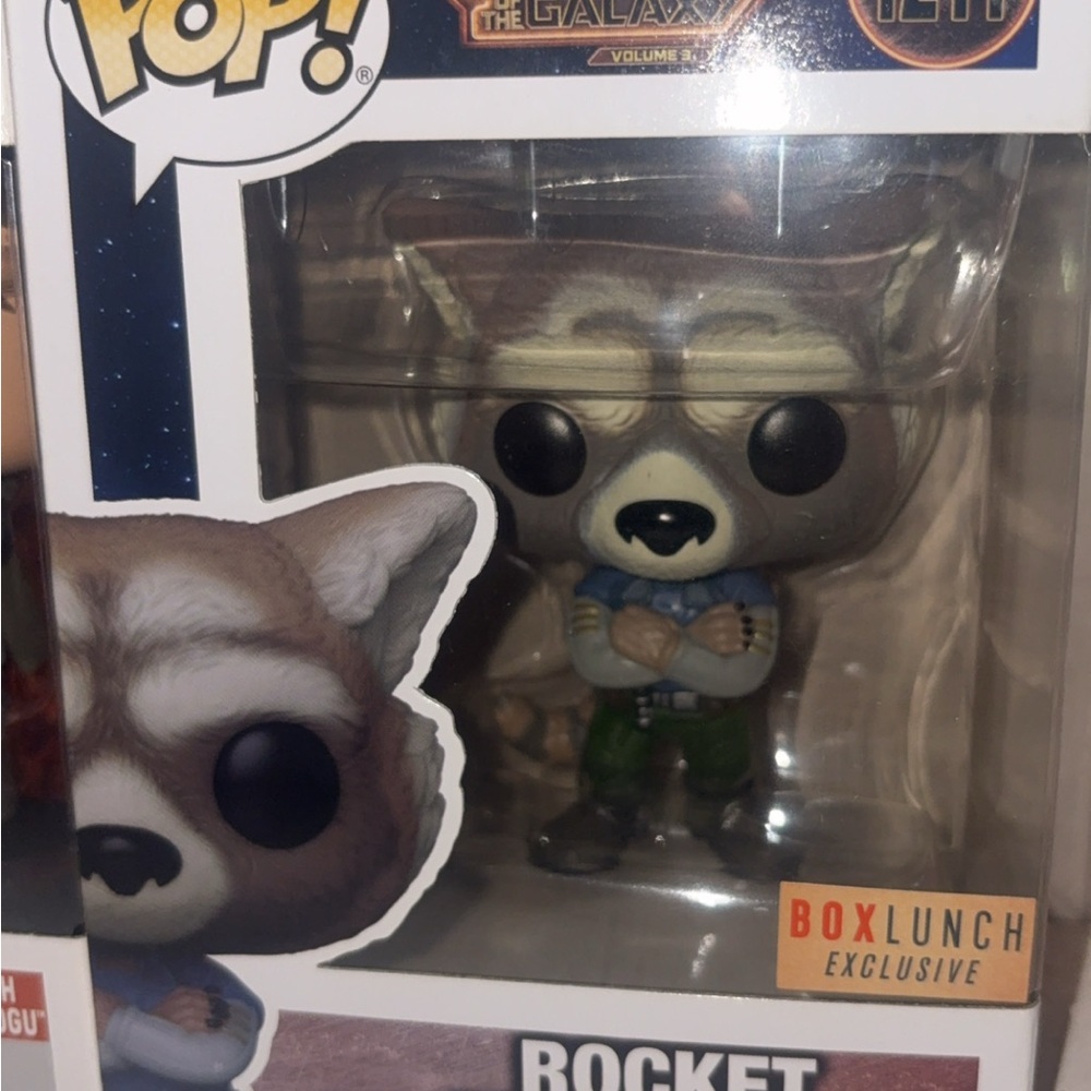 Funko Rocket Raccoon Vinyl Figure - Brown, Gray, Green, Blue